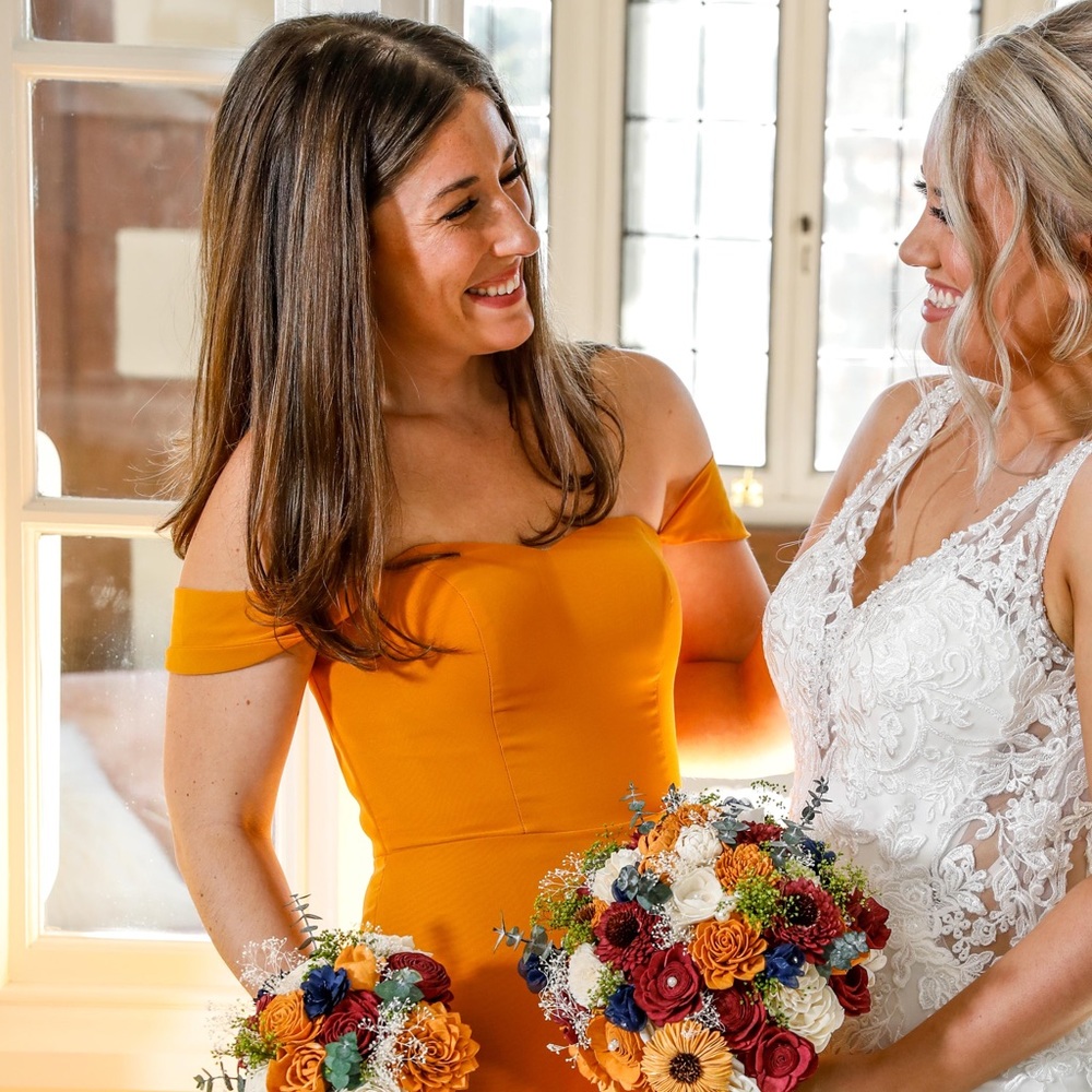 Butterscotch size 2 bridesmaid dress